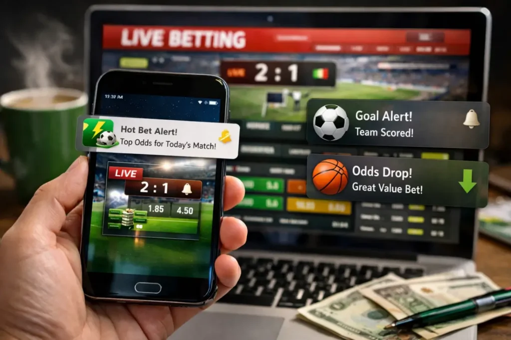 Push-уведомления и лайв-алерты: как приложения помогают не пропустить выгодные ставки